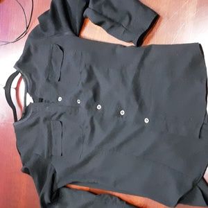 CALVIN Klein BLK DRESS SHIRT MED